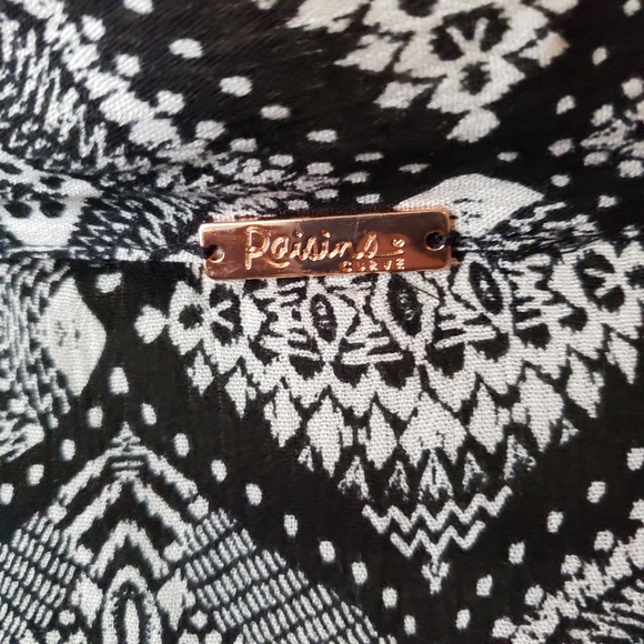 NWT Raisins Curve Black & White Coverup Size 3X - Picture 5 of 8